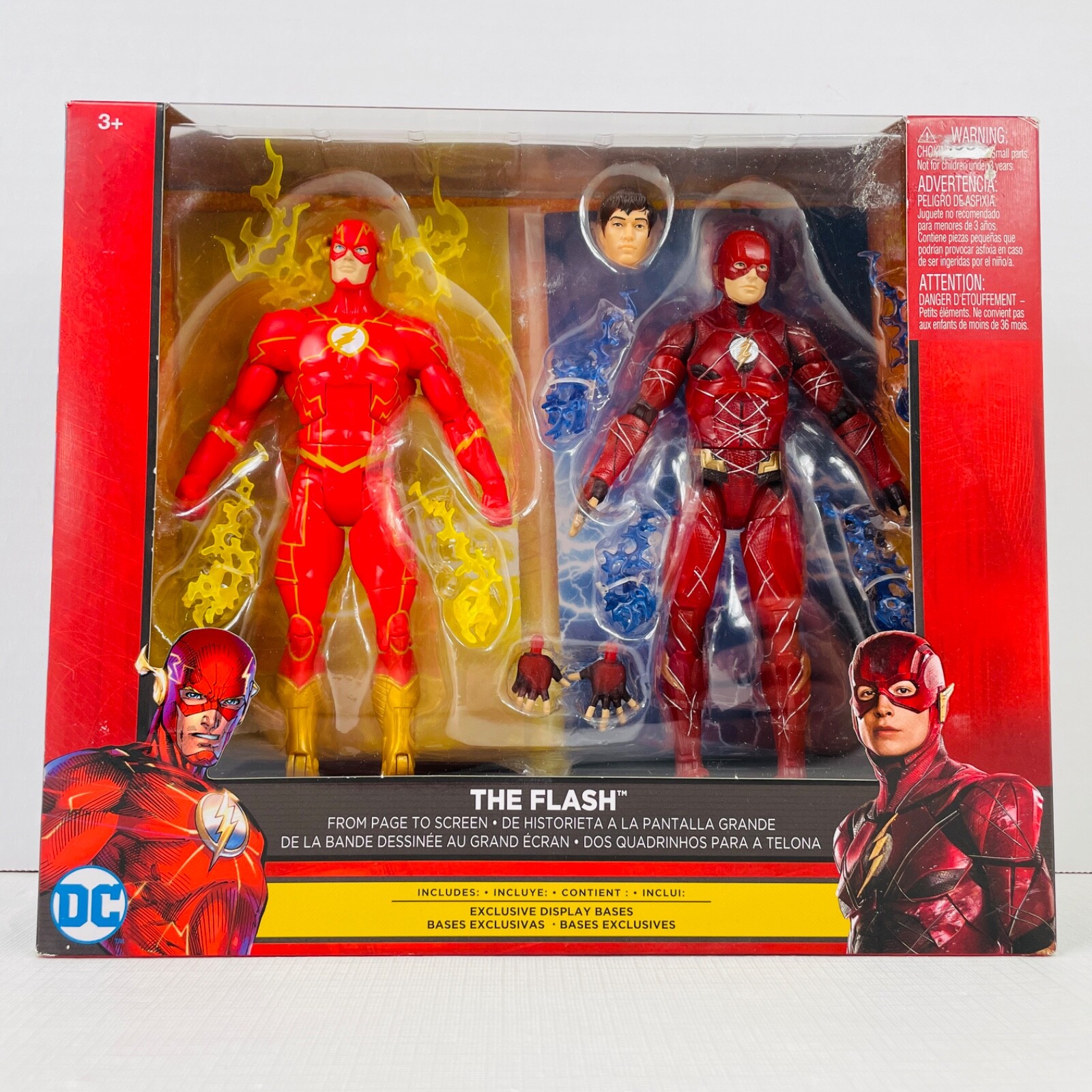 The Flash Set of 2 Action Figures DC Comics Multiverse NEW Sealed 2017
