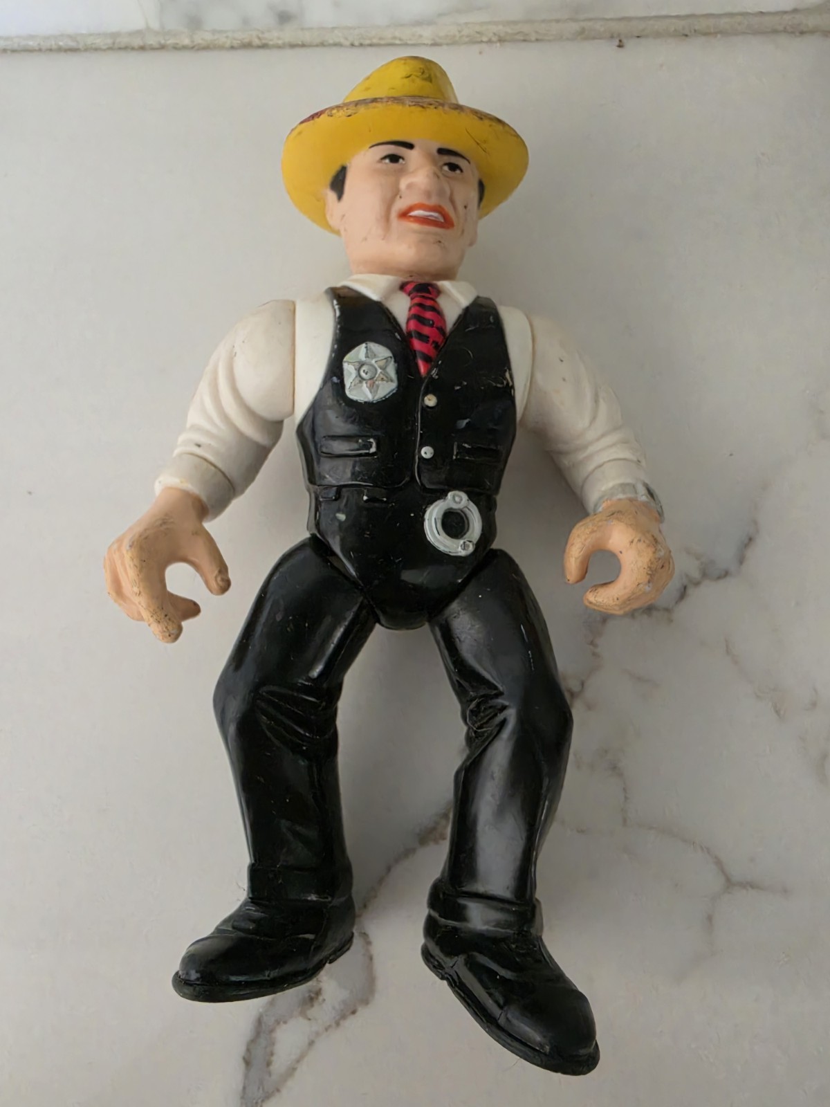 Vintage 1990 Playmates Disney Dick Tracy Coppers and Gangsters action figure.