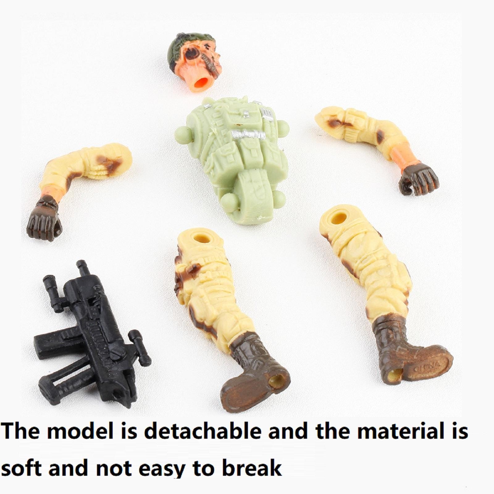 8Pcs/set SWAT Military Army Toys for Kids Movable Joints Military Soldiers Toy