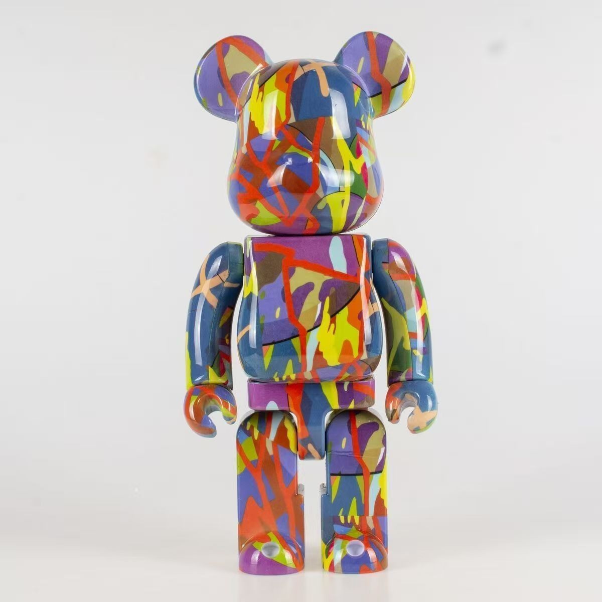 Hot Sale Bearbrick 400% Bear KAWS Graffiti Doll Tall 11 “Office Ornaments