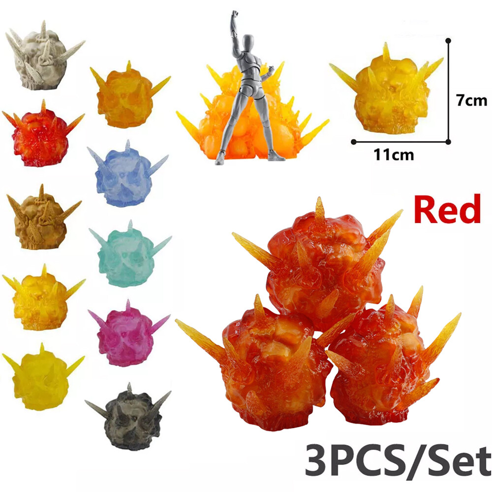 Explode Explosion Burst Effect For SHF 1/12 Figma Figure Red Tamashii Hot!!