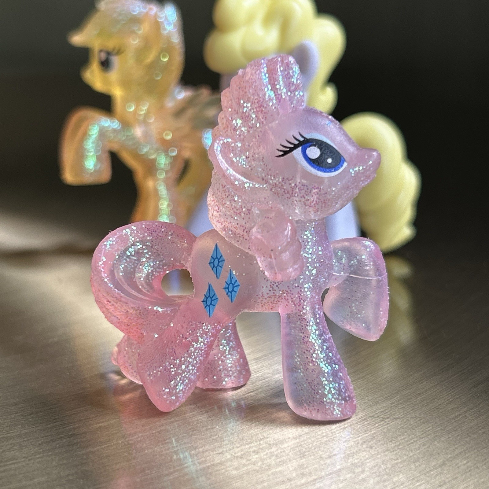 My Little Pony Blind Bag LOT OF 3 Sparkle RARITY, FLUTTERSHY, DANE TEE DOVE MINI