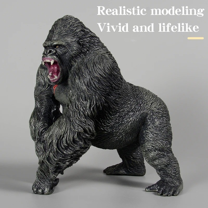 Large King Kong Monkey Action Figures Simulated Wild Animal Gorillas Models Toy