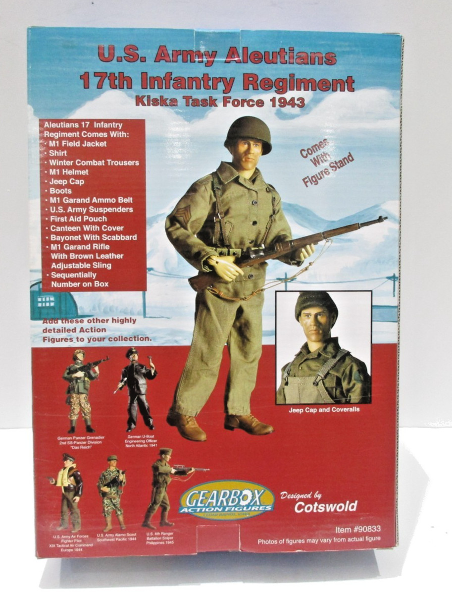 GEARBOX U.S. ARMY Aleutians 17th Infantry Regiment Kiska Task Force 1943 WWII