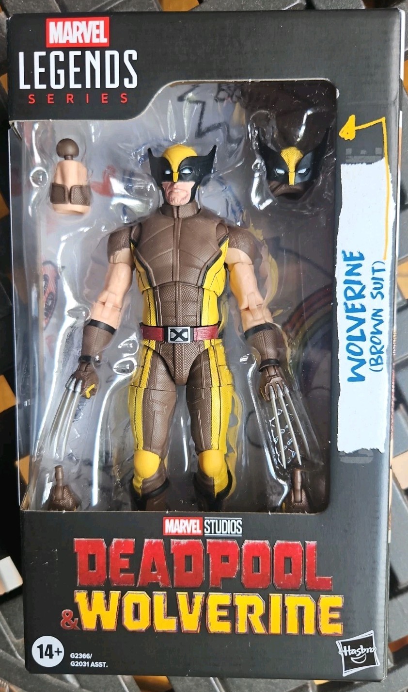 Deadpool & Wolverine Marvel Legends Wolverine Brown Suit 6″ Action Figure X-Men