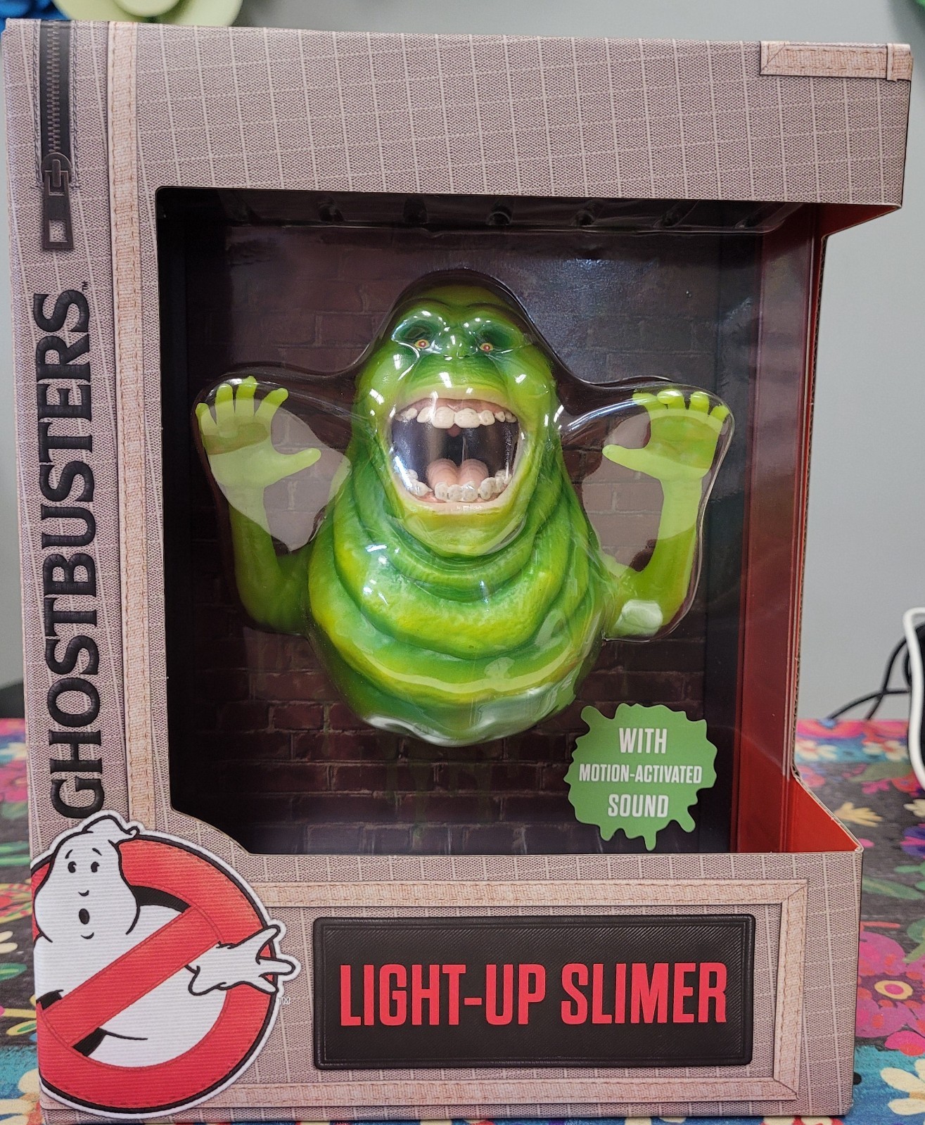 Ghostbusters Light Up Slimer Motion Activated Sounds