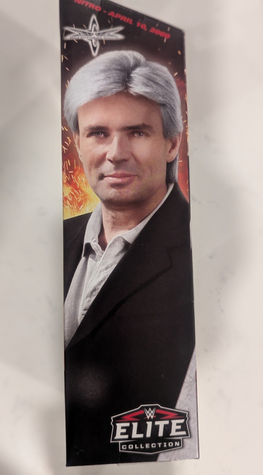 WWE WCW Elite Series 8 Eric Bischoff Monday Night Raw Wars Mattel In Hand