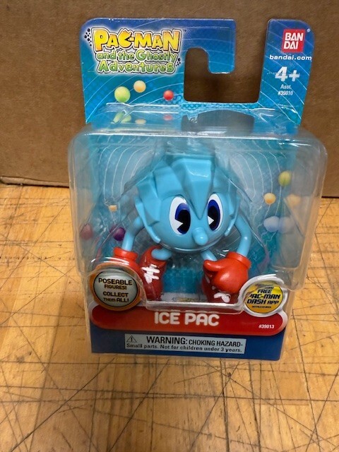 PAC MAN AND THE GHOSTLY ADVENTURES 12 FIGURES NEW SEALED FACTORY CASE BANDAI
