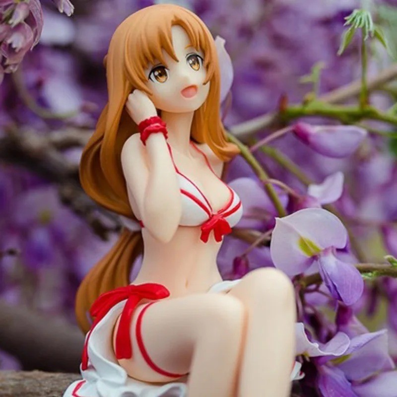 13cm Sword Art Online Yuuki Asuna PVC Action Figure Collection Model Doll Toy