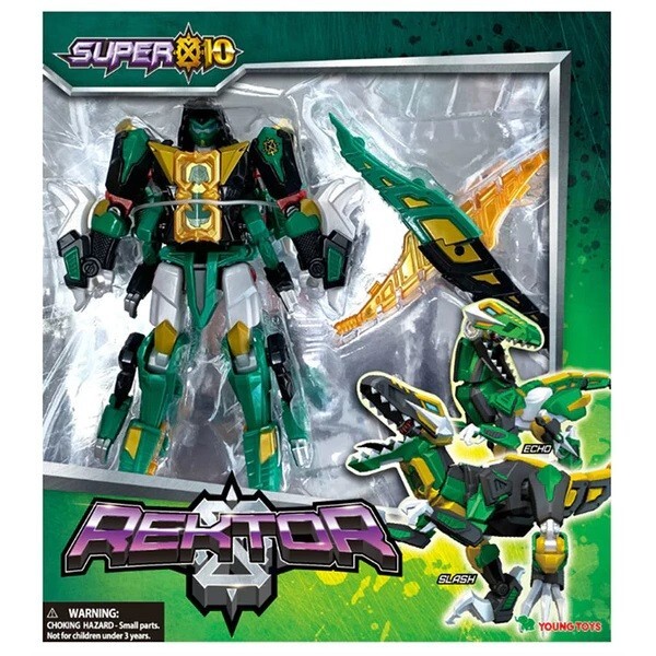 YOUNG TOYS SUPER 10 SUPERIONS! TRANSFORM! REKTOR 210mm ACTION FIGURE