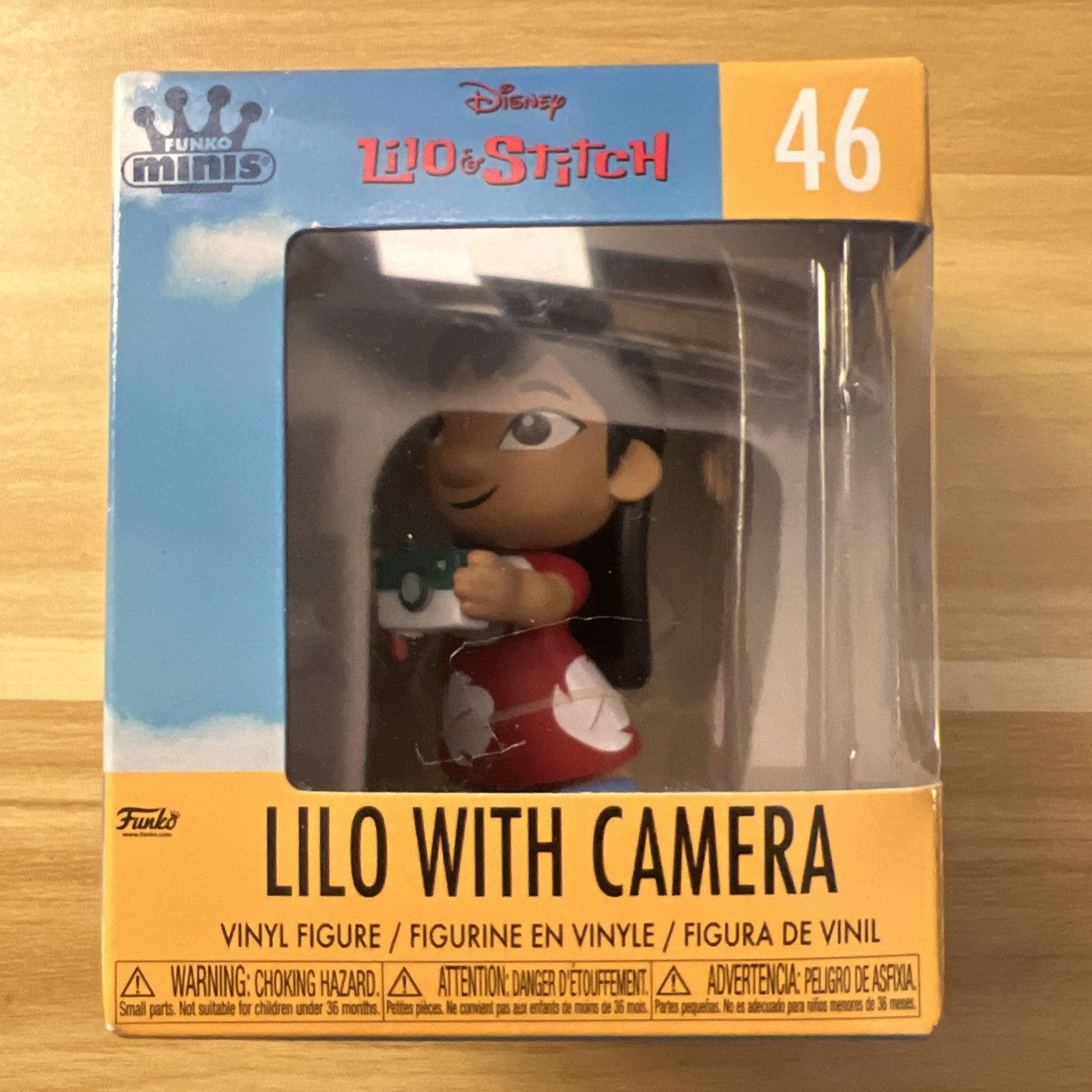LILO with CAMERA Funko Minis Disney Lilo & Stitch #46 Lilo Vinyl 3” Figure