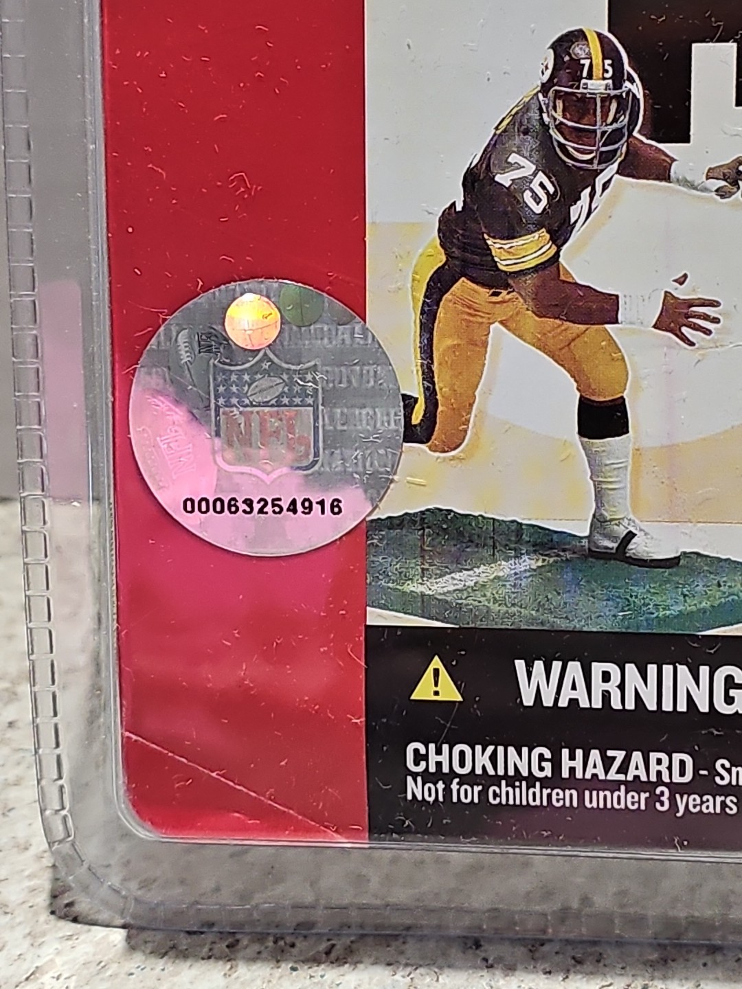 Vntg 2006 McFarlane Legends NFL Pittsburgh Steelers Mean Joe Greene #75 Series 2