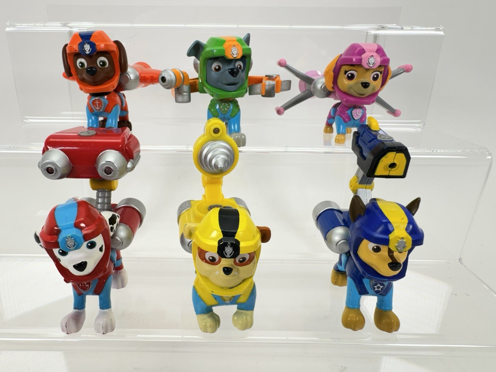 Paw Patrol Complete Set 6x Sea Patrol Pups Light Up Pack Figures *NEW BATTERIES*