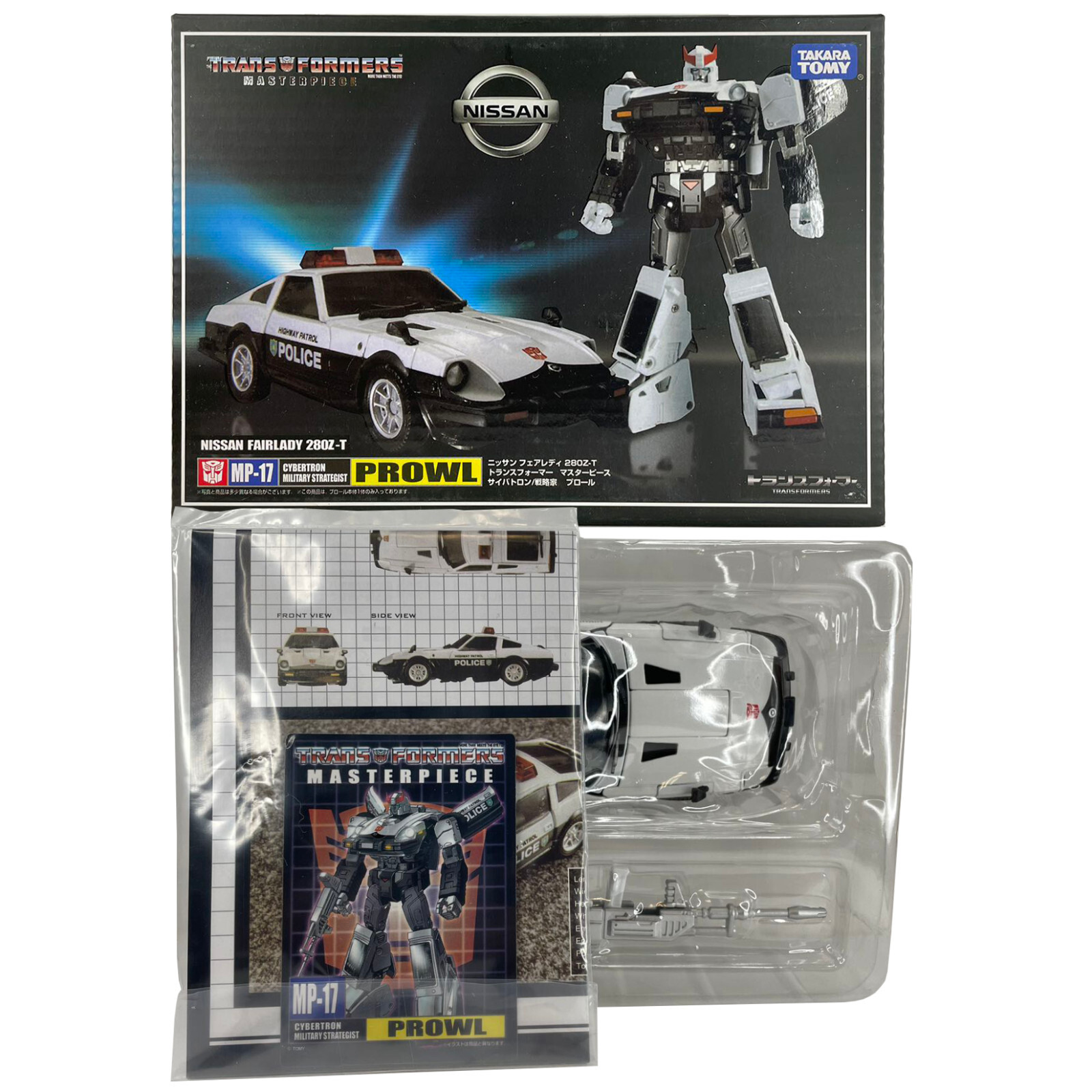 Transformers Masterpiece MP-17 Prowl Action Figure Takara Tomy Toys – Open Box