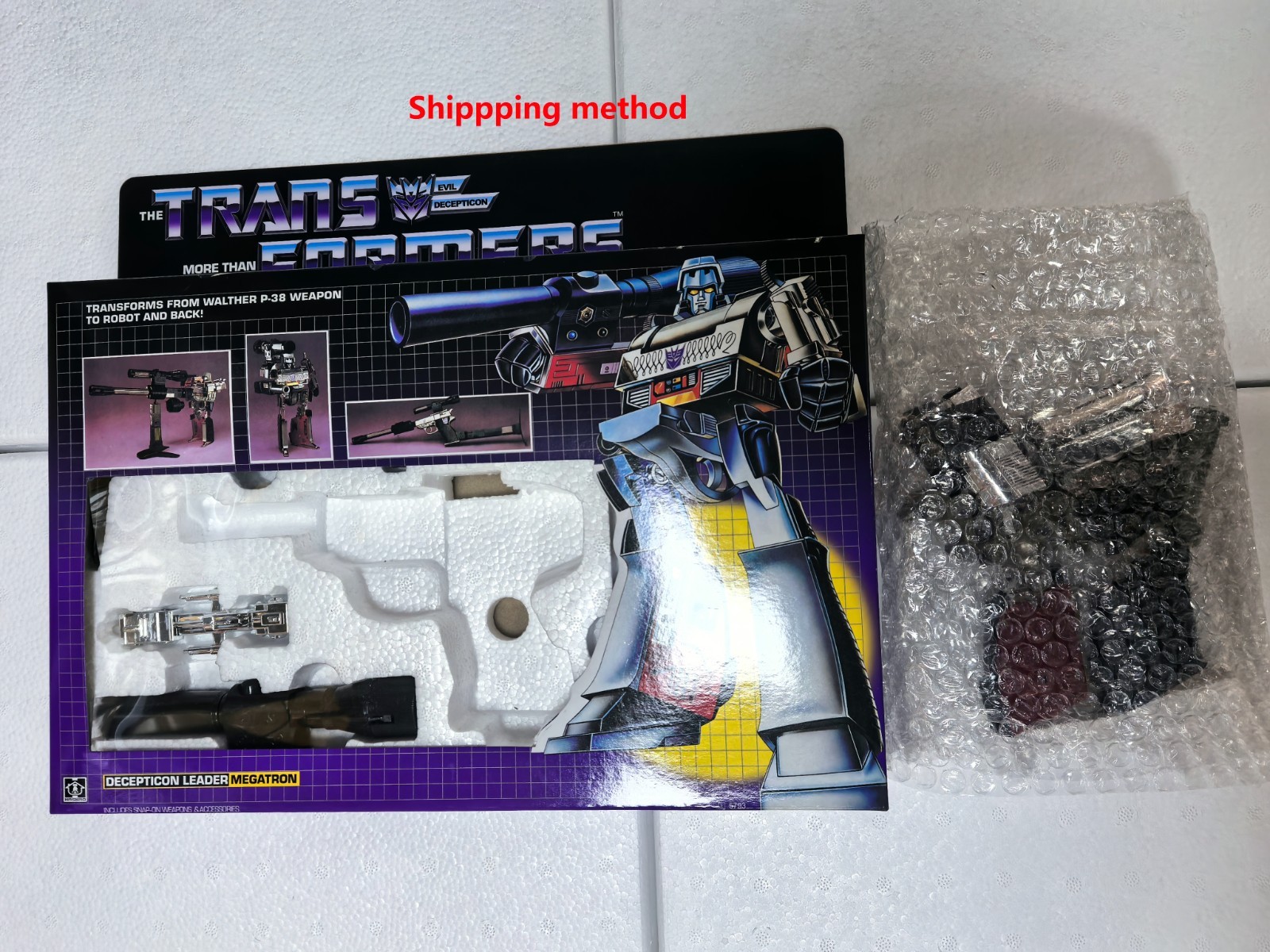 TRANSFORMATION G1 Reissue Megatron complete set Brand new Free Shipping