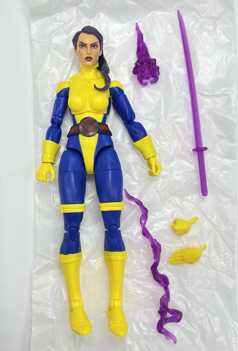 Marvel Legends X-Men Psylocke 60th Anniversary 3 Pack 6″ Action Figure LOOSE NEW