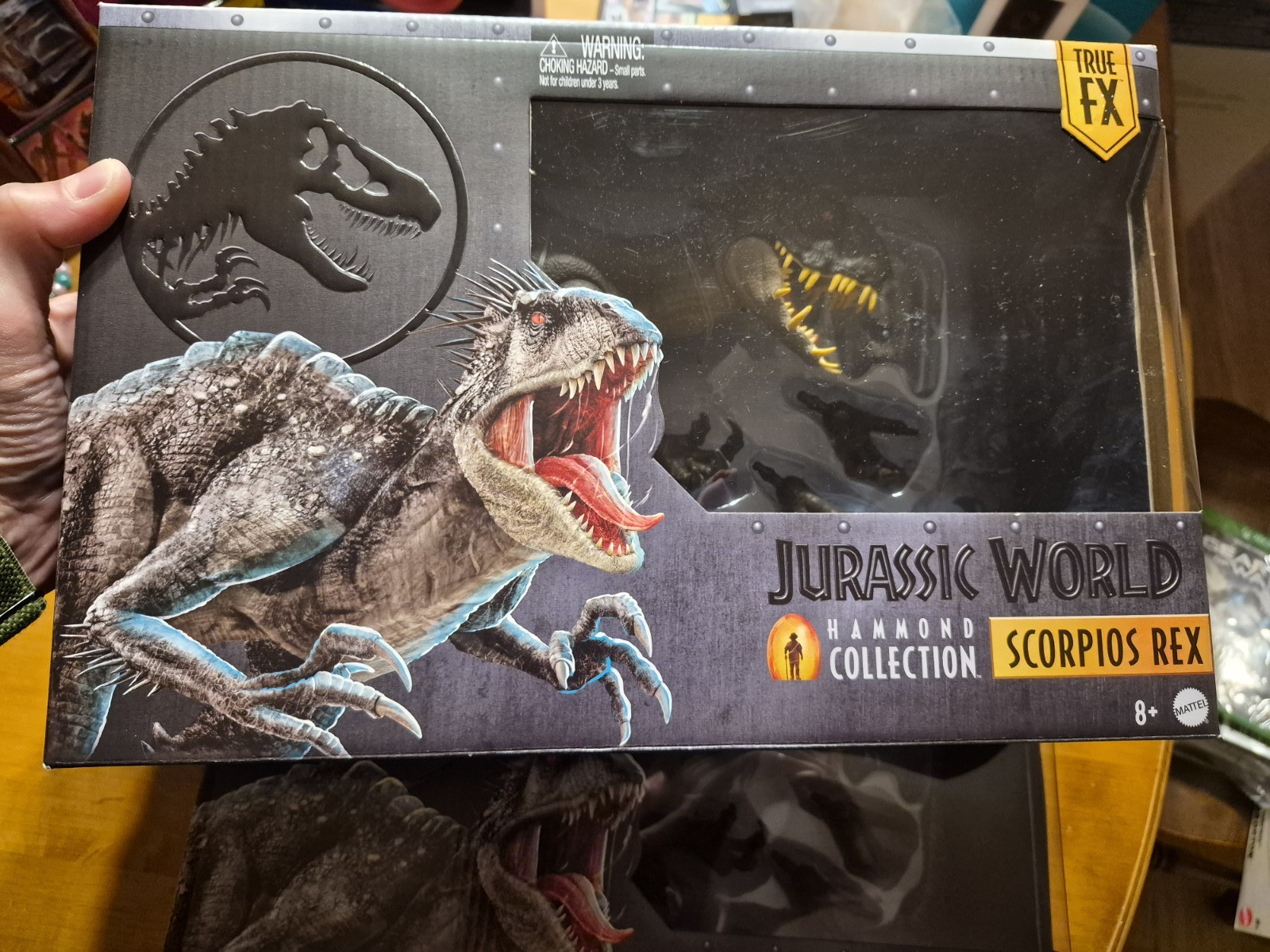 Jurassic World Park Hammond Collection SCORPIOS REX Dinosaur True FX Mattel