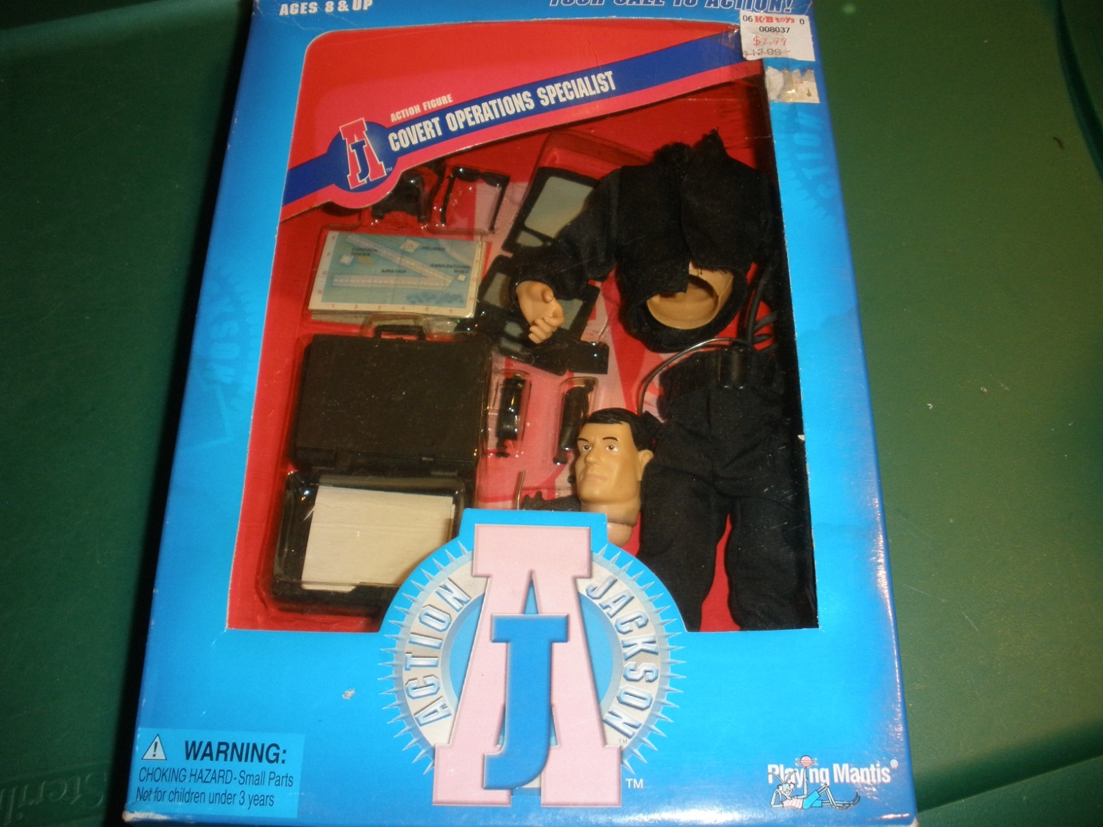 Action Jackson Covert Ops Specialist 1999 Playing Mantis (see description) (N36)