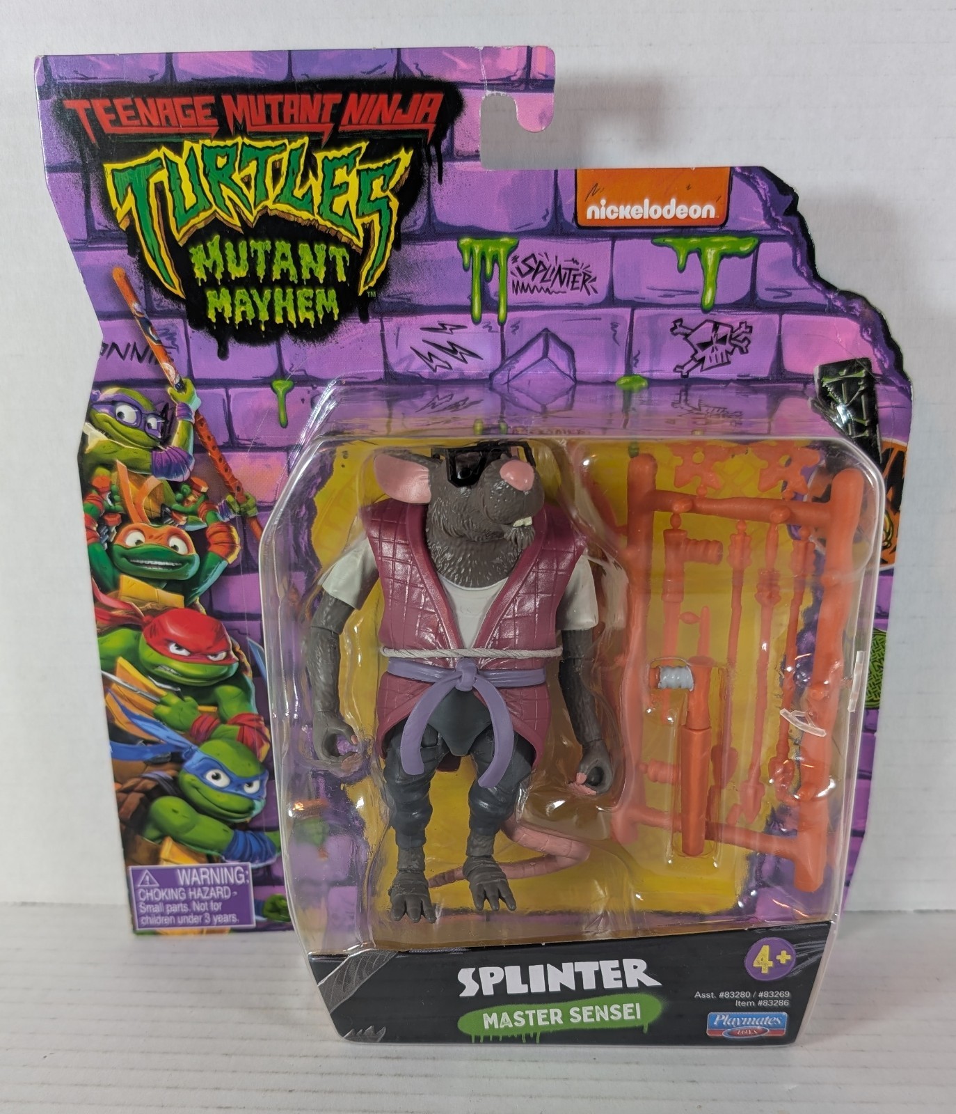 Teenage Mutant Ninja Turtles Mutant Mayhem Splinter Master Sensei (NEW SEALED)