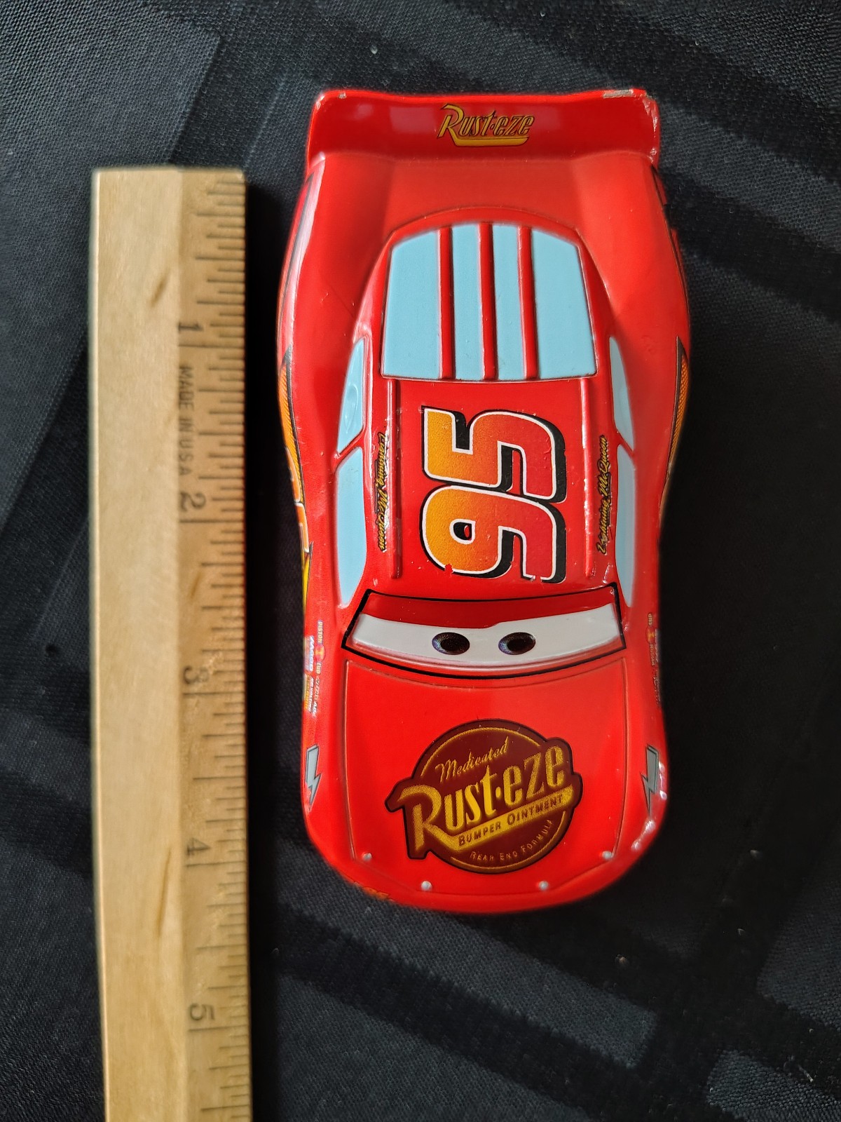 Disney Pixar Cars Lightning McQueen 4” Long Metal Diecast Toy Vehicle