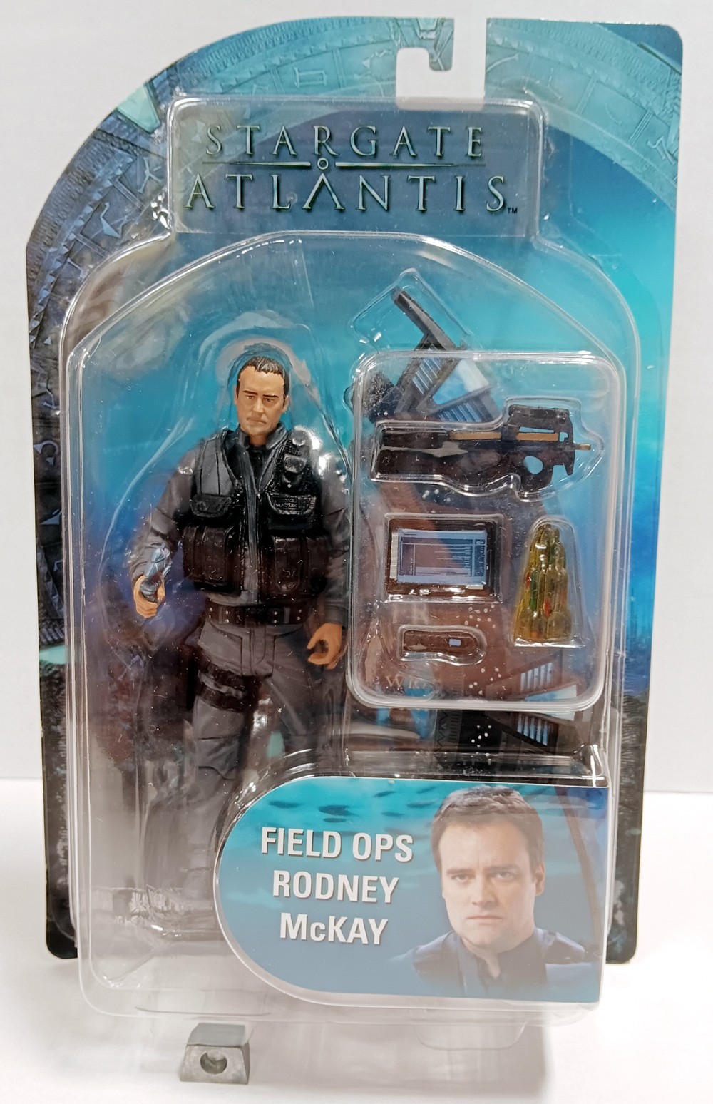 FIELD OPS DR. RODNEY MCKAY STARGATE ATLANTIS 7″ FIGURE DIAMOND SELECT TOYS