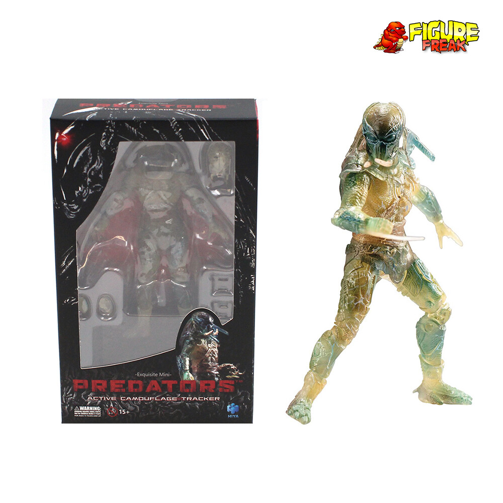 Hiya Toys Predators Active Camouflage Tracker 4.5″ Action Figure (1:18 Scale)
