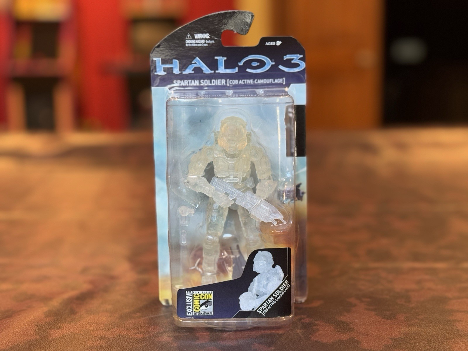 MCFARLANE TOYS HALO 3 SAN DIEGO COMICCON EXCLUSIVE CQB ACTIVE CAMO 2008 NIB
