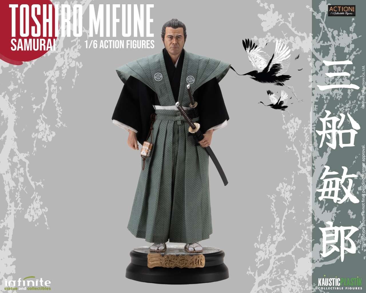 Toshiro Mifune Samurai 1/6 Action Figure – Infinite Statue
