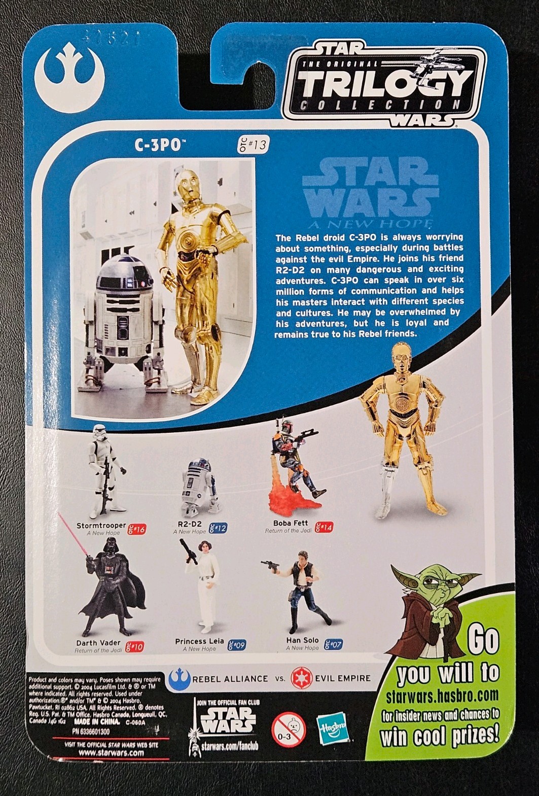 Star Wars The Original Trilogy Collection OTC #13 C-3PO Figure New MOC 2004