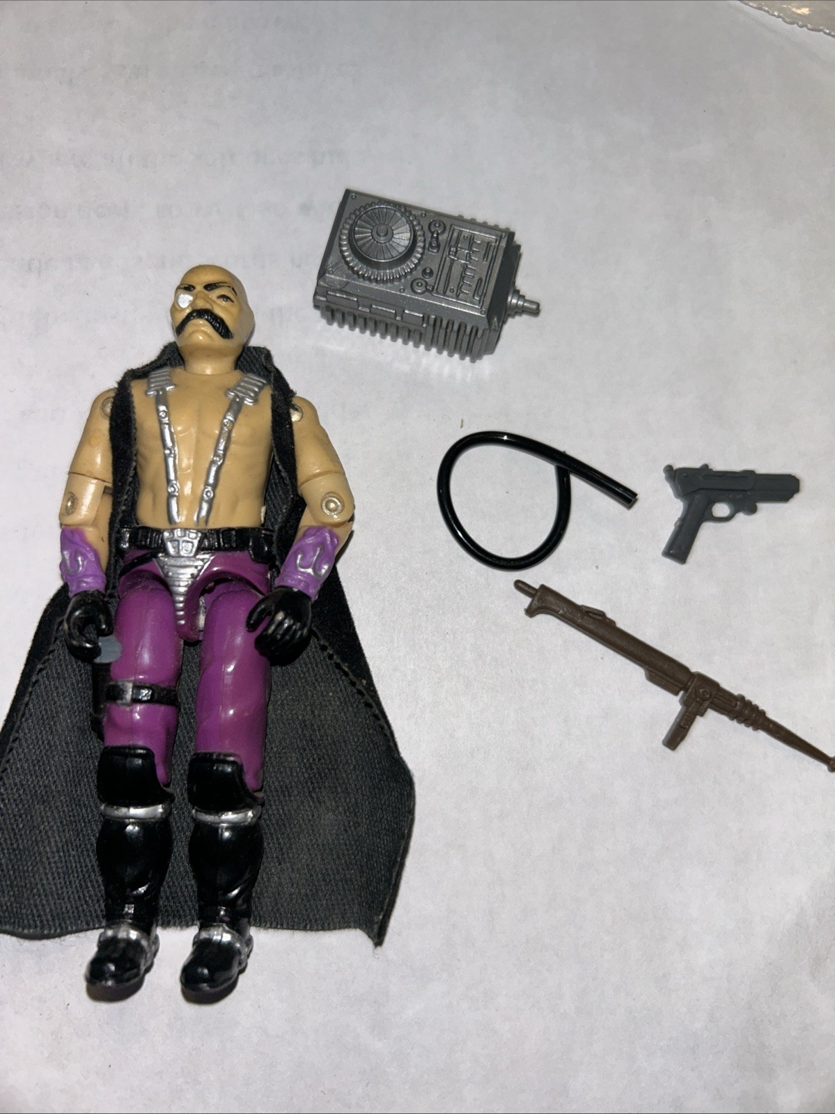 1986 GI Joe Dr Mindbender Complete No Cracks Tight Joints Accessories AW