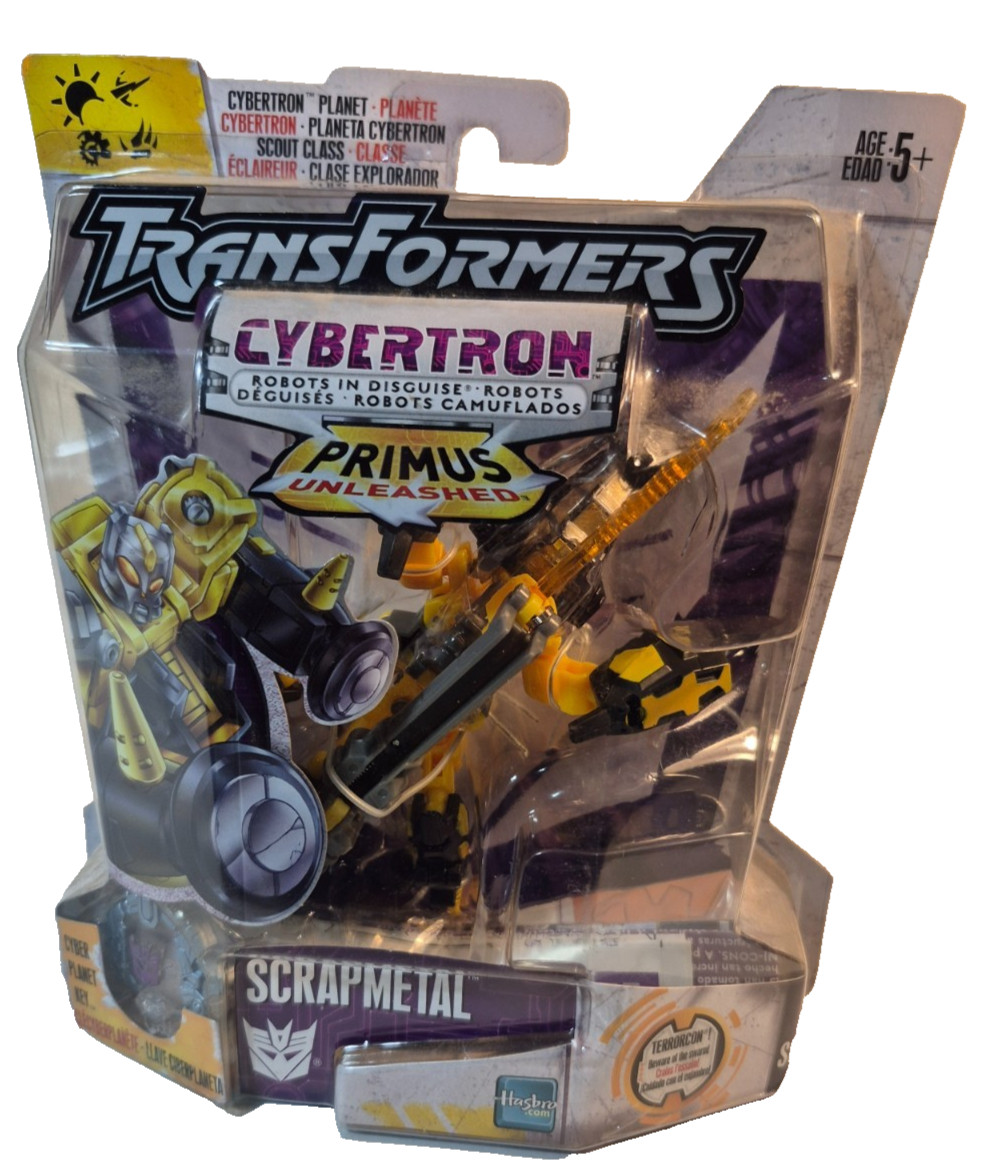 Transformers Cybertron Primus Unleashed Scrapmetal Terrorcon Scout Class Figure