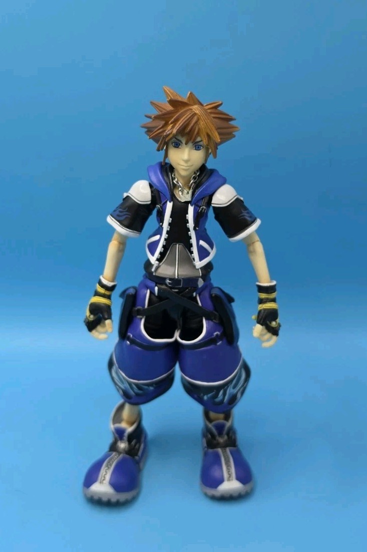 Kingdom Hearts 2 Play Arts Action Wisdom Form Sora(Blue Version) Action Figure