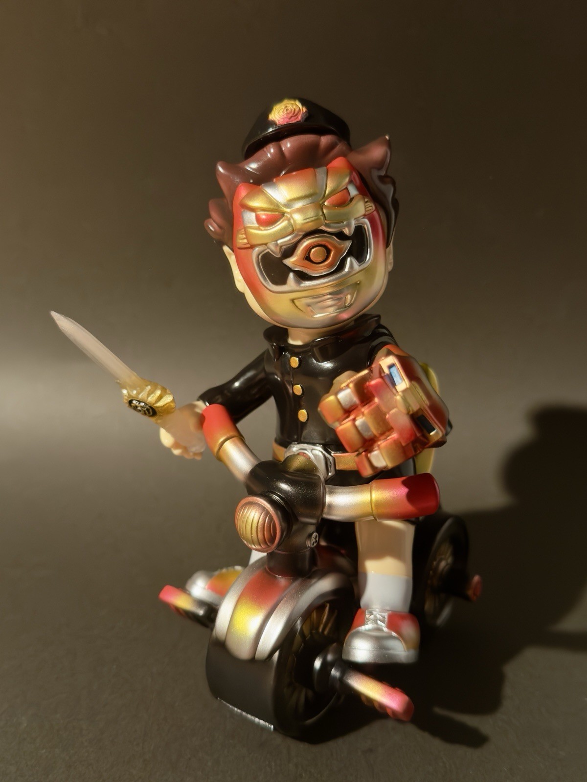 1212CREATIONS Chuuni Kaijin with Bicycle Sofubi Hakaba no Garou No.4/20