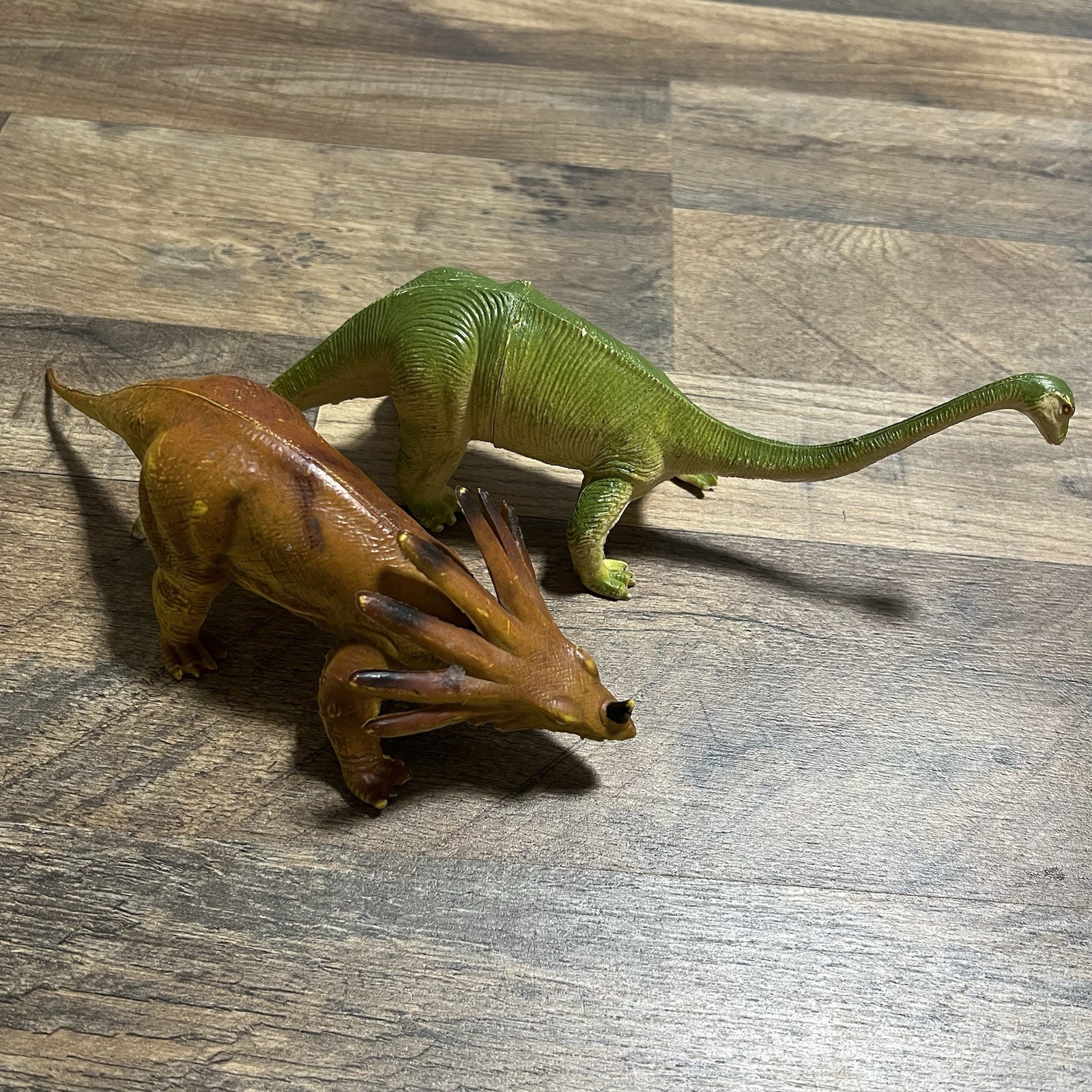 Vintage 1980’s Imperial Dinosaur Figures Toys 80s Lot Of Of 2