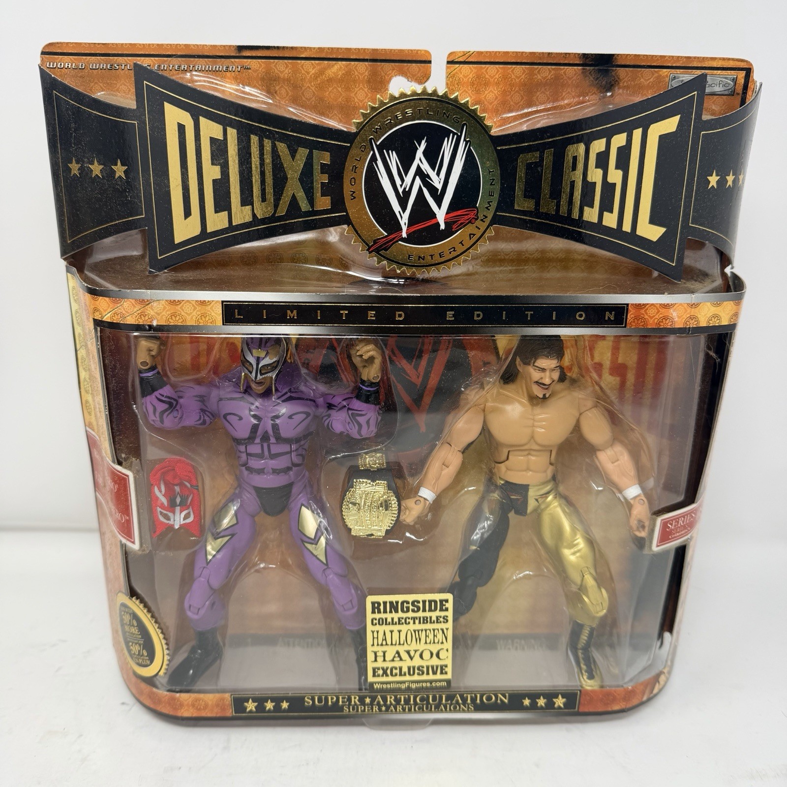 WWE Deluxe Classic Halloween Havoc Exclusive 2-Pack Rey MYSTERIO Eddie Guerrero