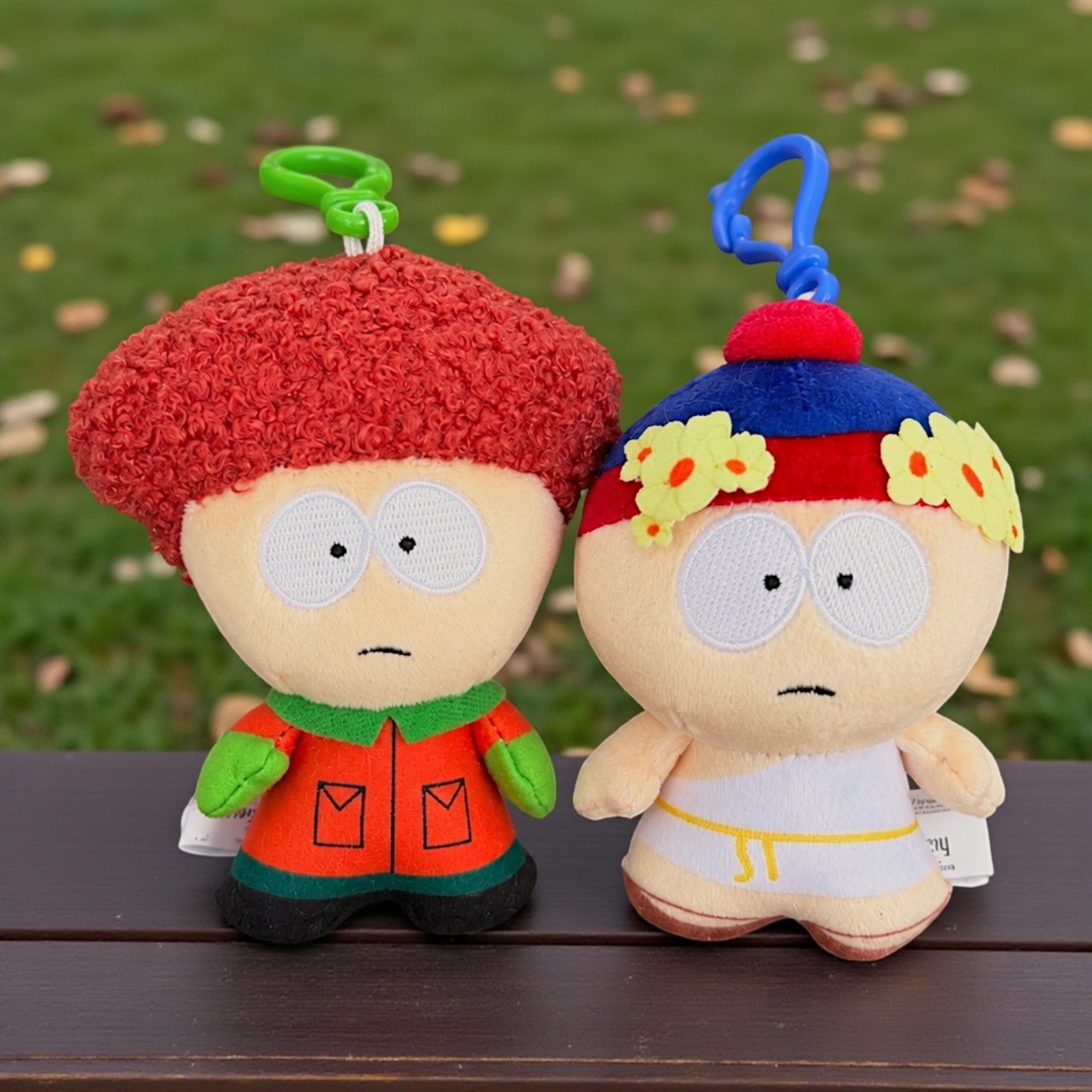South Park Plush Danglers Set Religious Stan & Kyle 4” Bullsitoy Friendly Faces