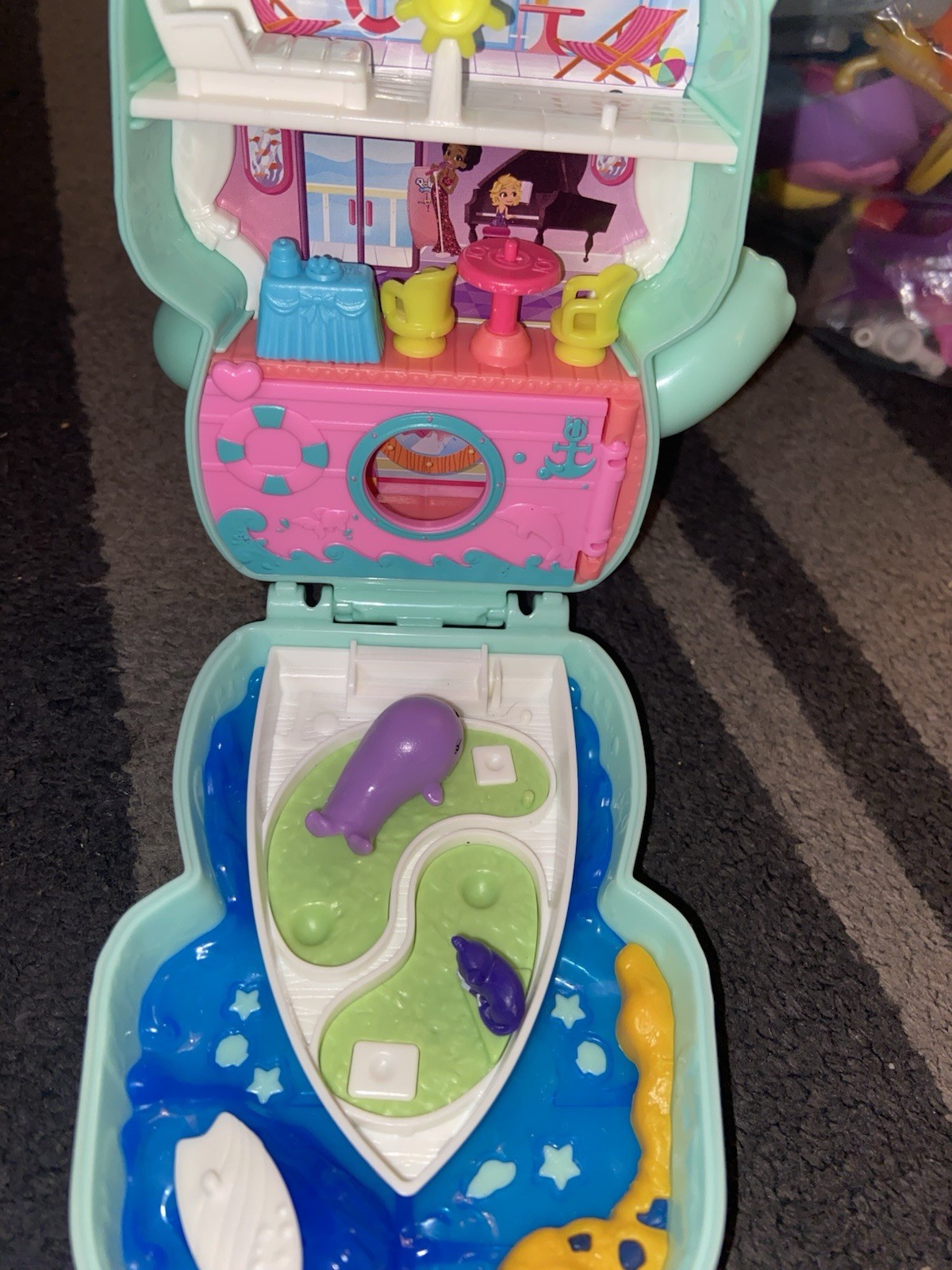 Huge Mixed POLLY POCKET doll , Play-set, Accessories, Vehicle Lot
