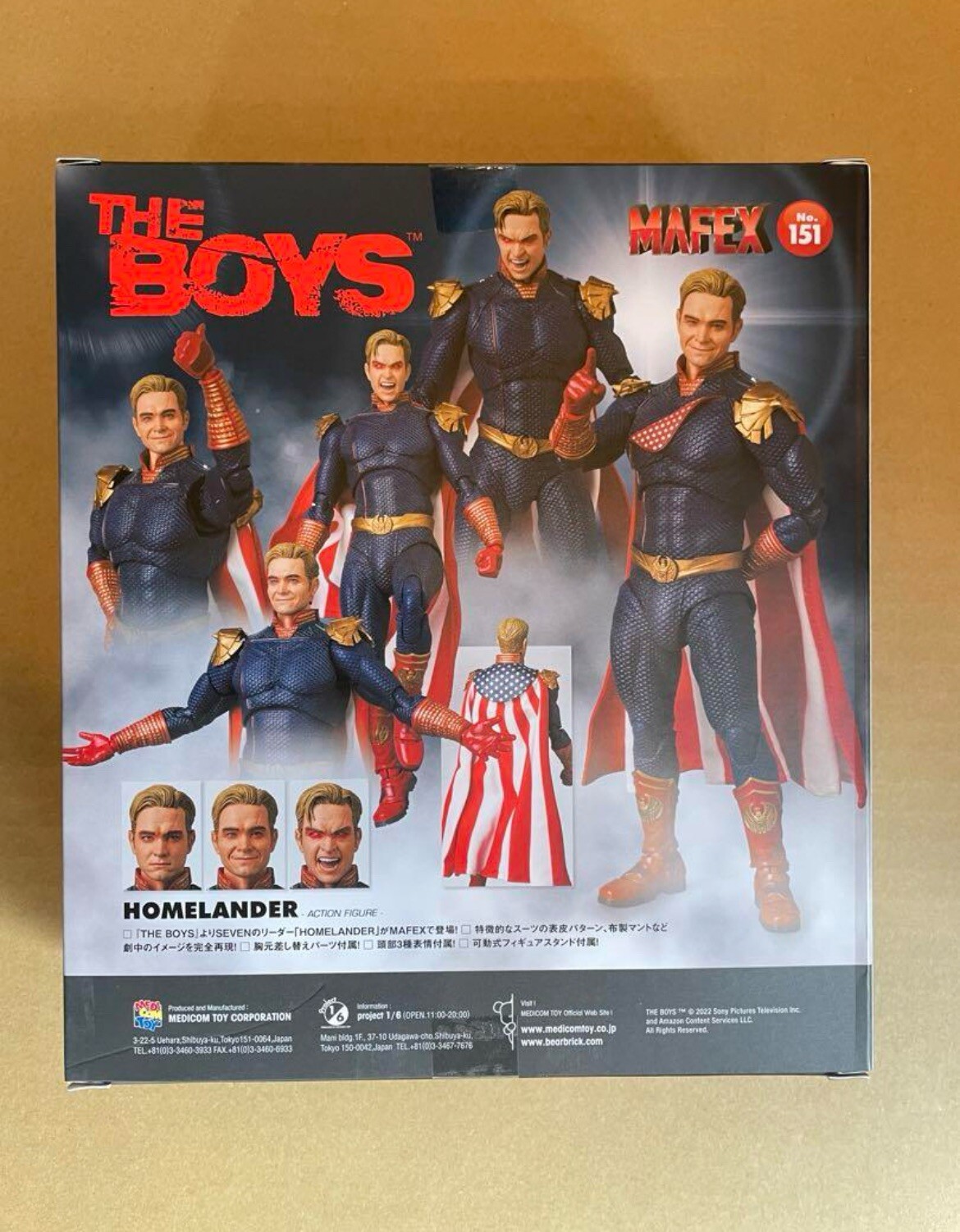 Medicom Toy Mafex No.151 MAFEX HOMELANDER THE BOYS NEW