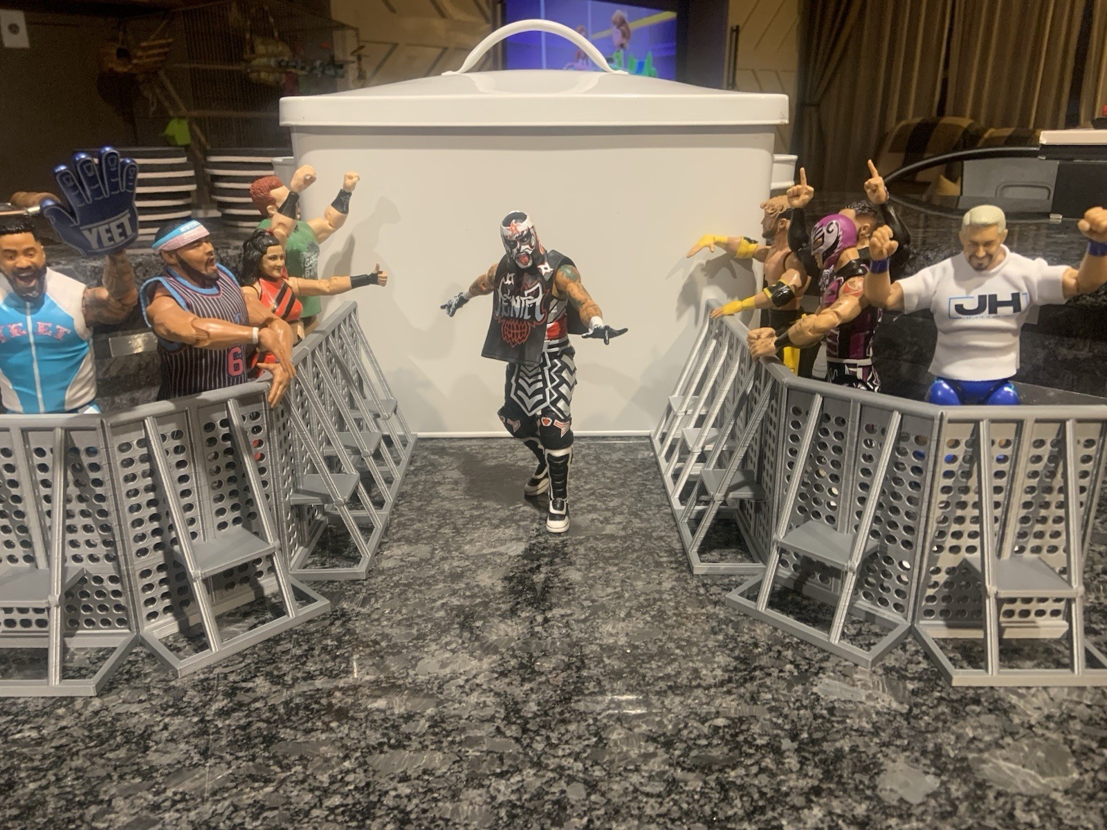 WWE Accessories 3D Printed Elite Scale Entrance Barricade