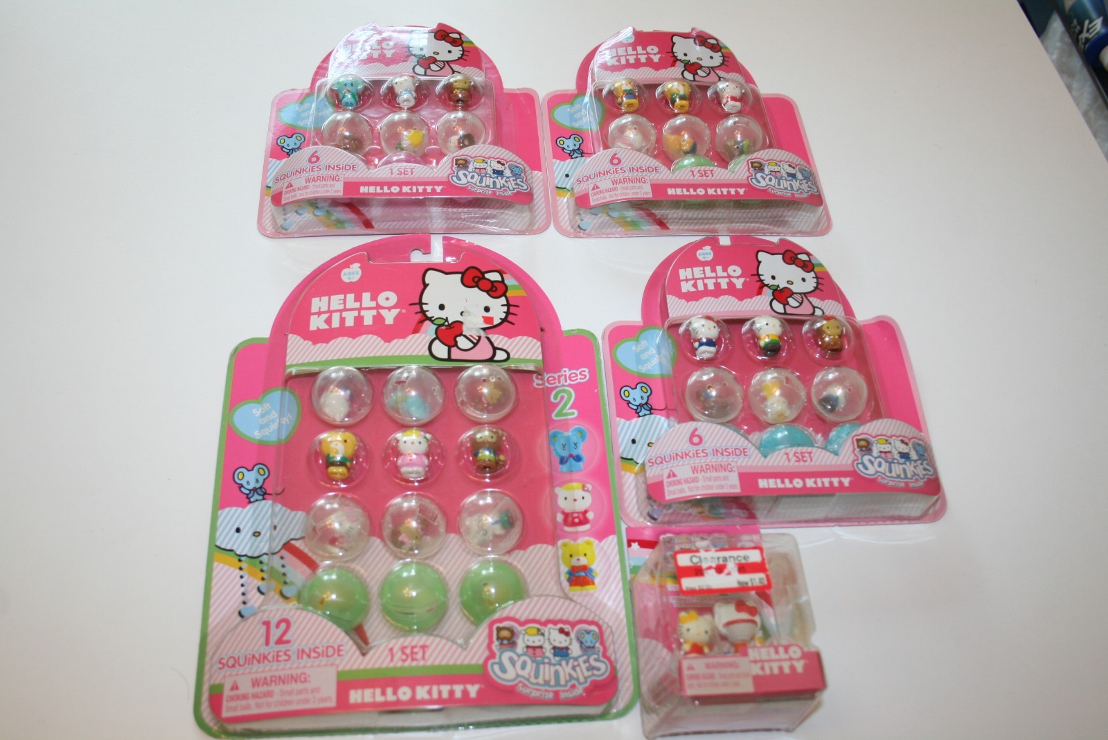 Hello Kitty SQUINKIES Huge Lot Series 2 Basketball 31 Figures 2011 NEW