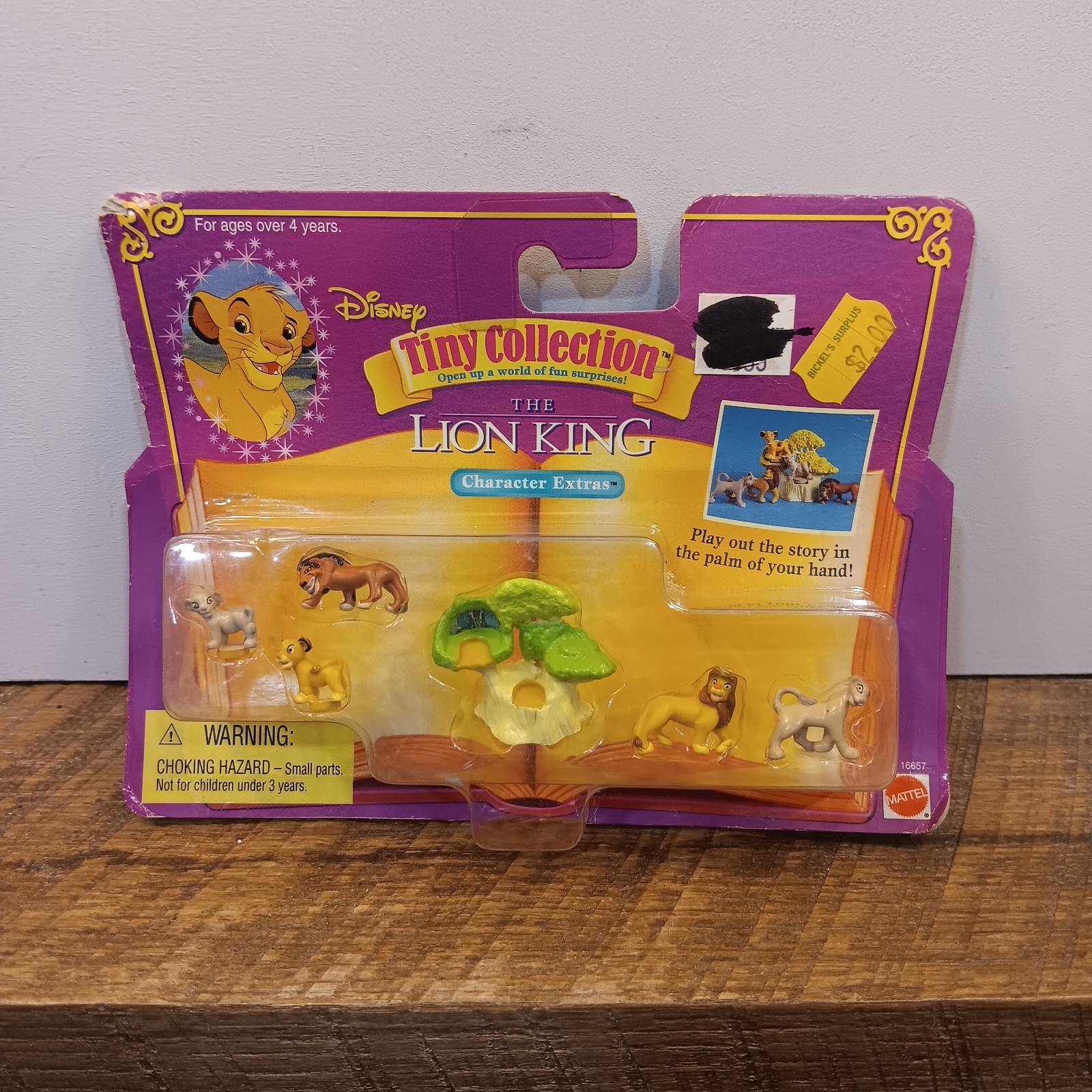 Disney Tiny Collection Polly Pocket Lion King Character Extras 1996
