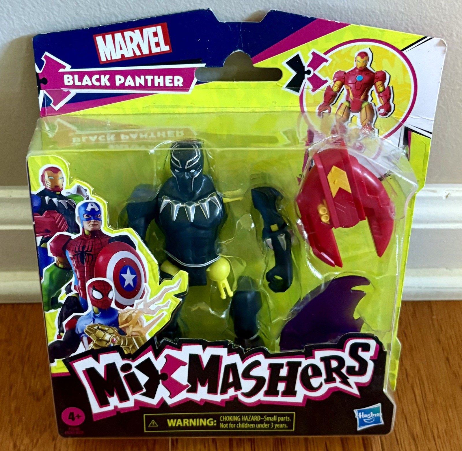Marvel Mix Mashers Black Panther 5in Action Figure Hasbro Toy – Free Shipping