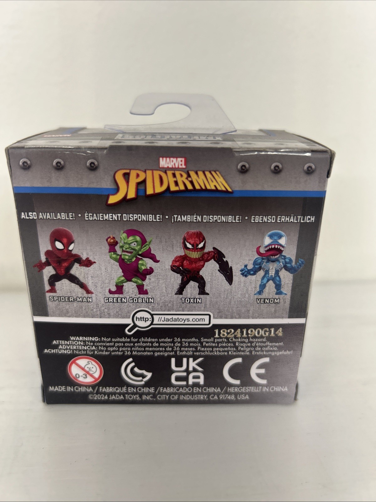 Marvel Spider-Man Die Cast Jada Metalfigs Lot OF 4 Venom Toxin