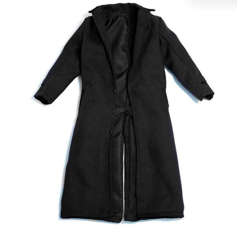 1/6 Scale Men’s Long Trench Coat Windbreaker Jacket clothes Models