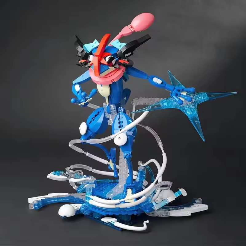 Ash Greninja Ninja Building Block Model Educational Toy Gift