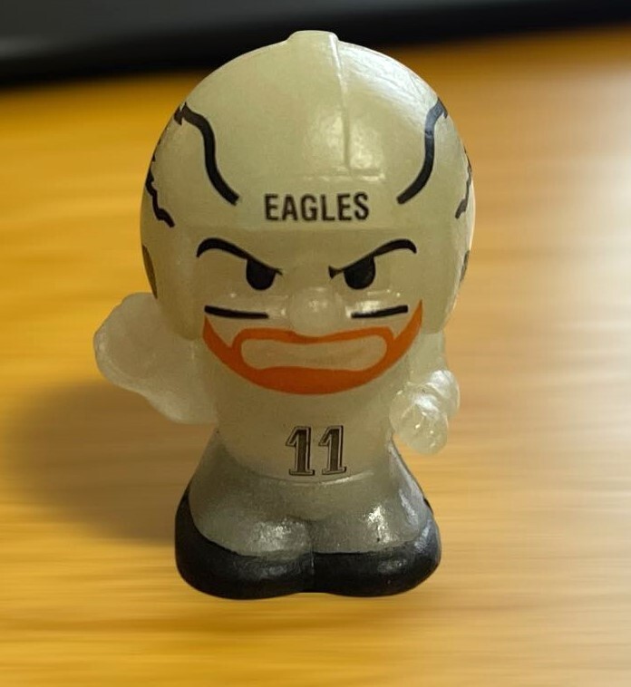 CARSON WENTZ 2018 TEENYMATES GLOW IN THE DARK EAGLES