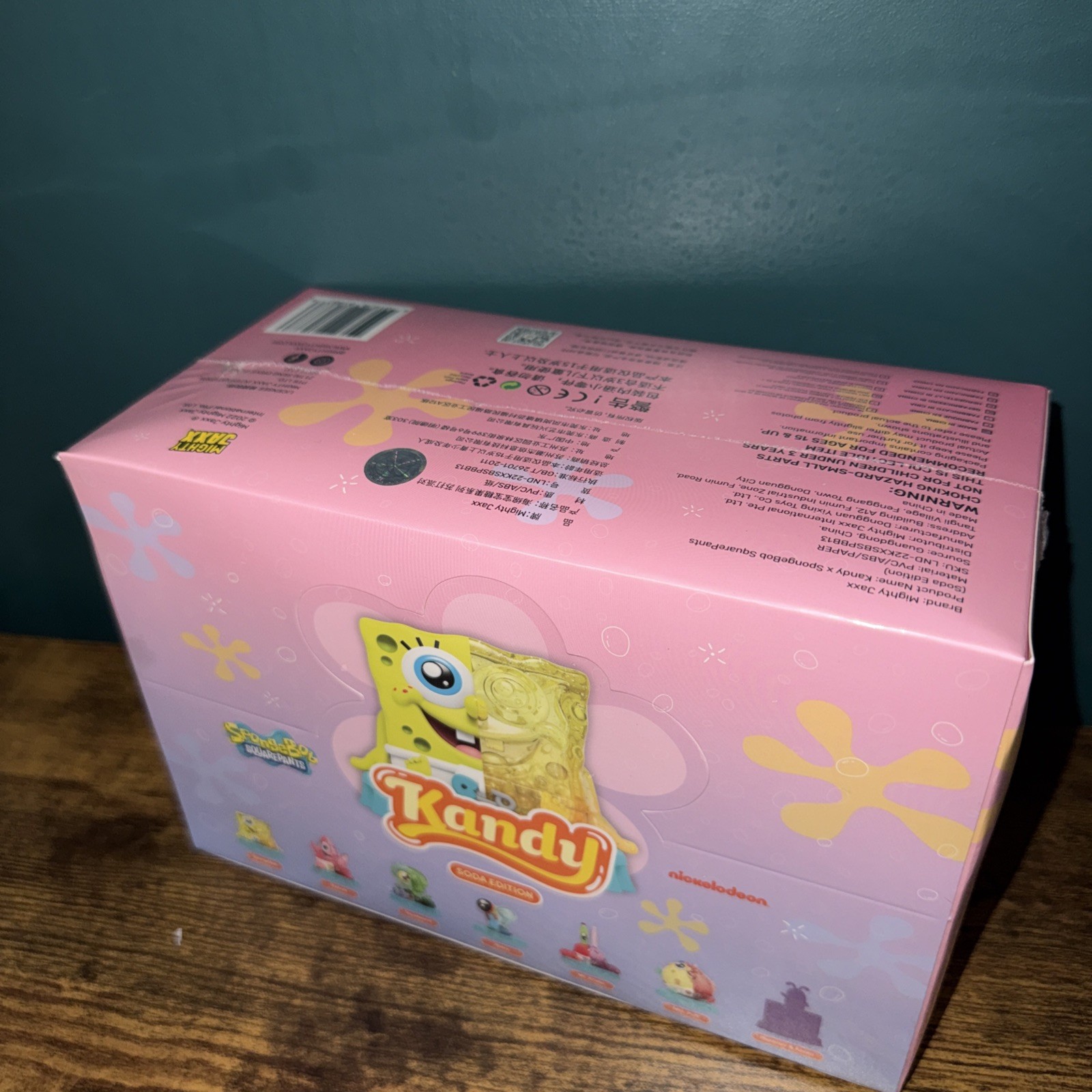 6 Mighty Jaxx Spongebob Squarepants x Kandy Soda Edition Blind Box Sealed Case