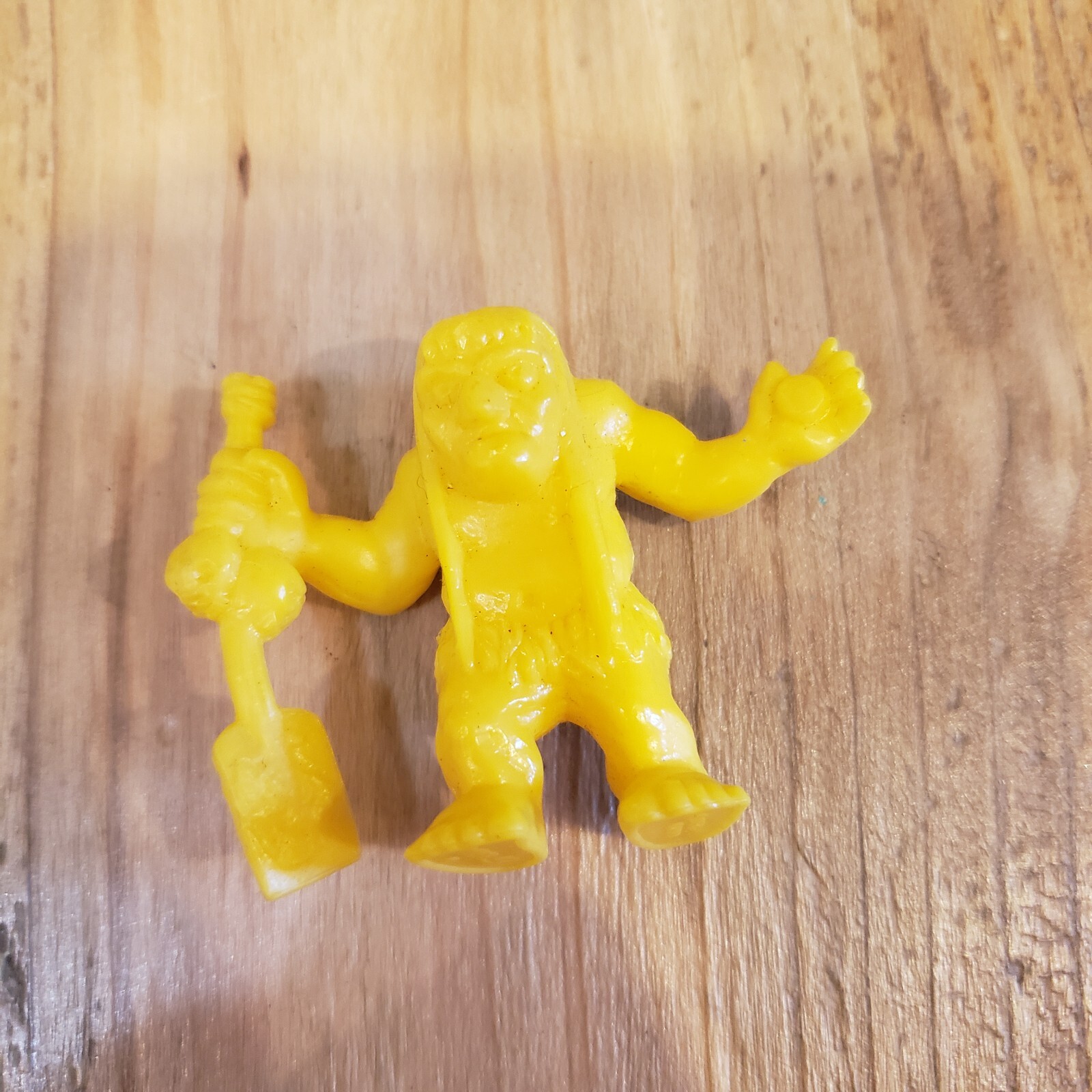 Vintage Monster In My Pocket Series 1 Mini Figure #42 Charon Yellow Ogre Shovel