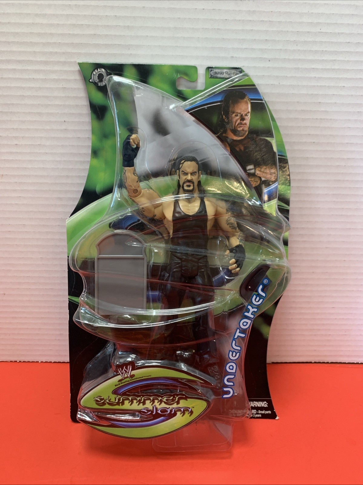 WWE Summer Slam Undertaker Real Scan Action Figure JAKKS Pacific 2004