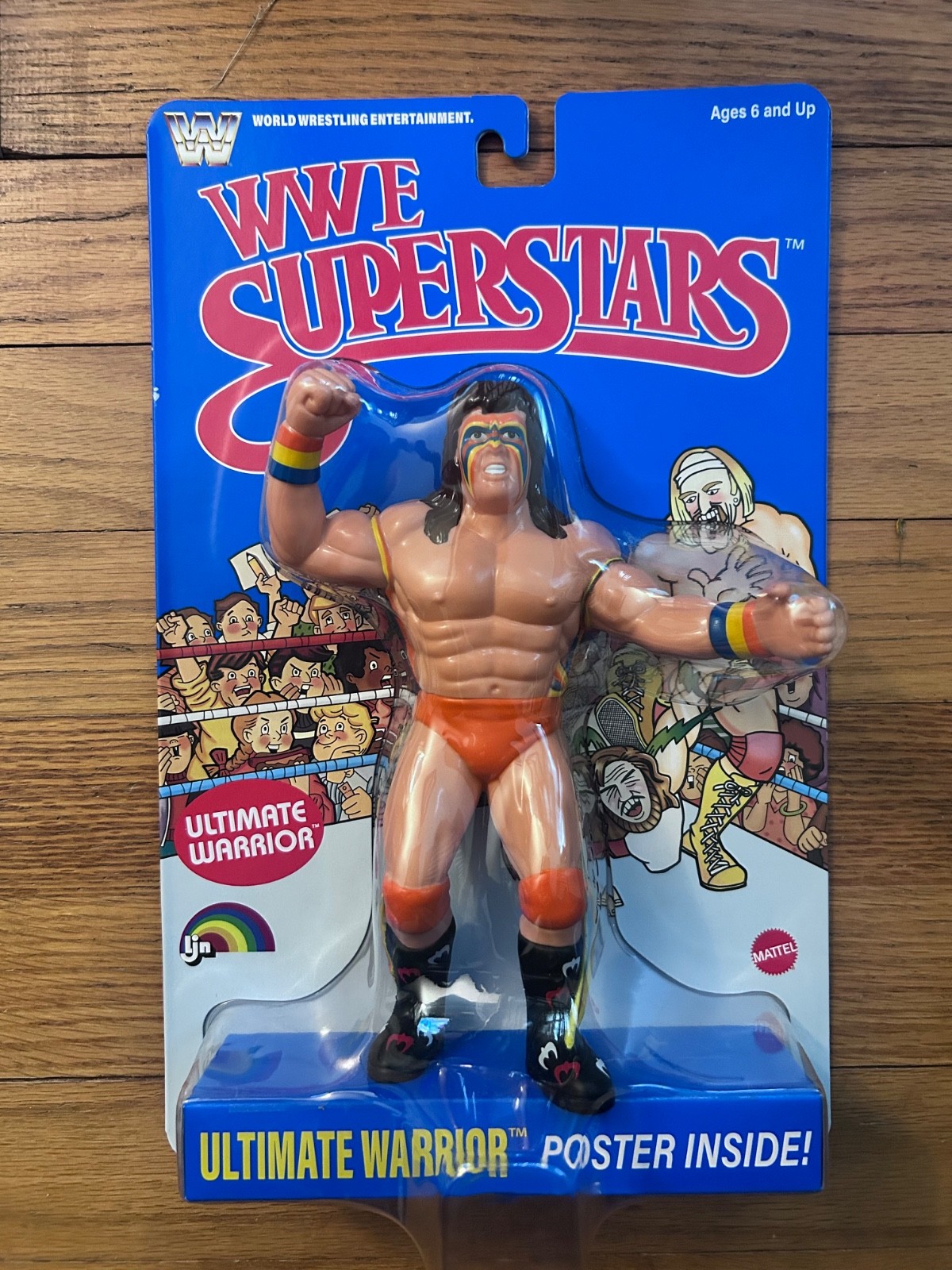 WWE Ultimate Warrior LJN Mattel Wrestling Figure 2026 BLUE CARD Series 2 WWF NIB